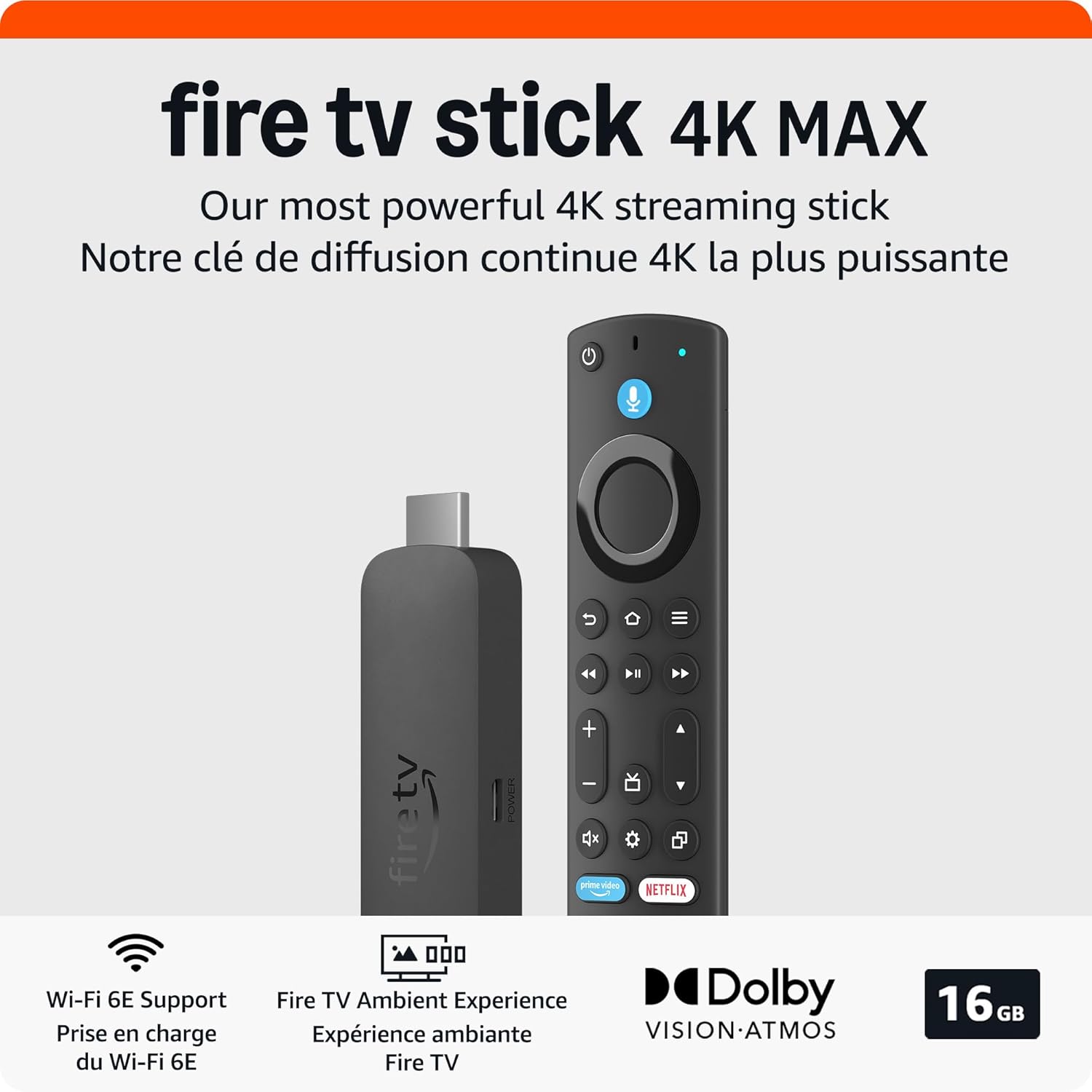[DEAL] Amazon Fire TV Stick 4K Max (newest model) (50$)